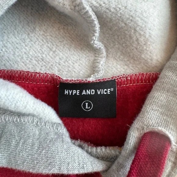 Iowa State Colorblock Cropped Hoodie - Picture 5 of 8